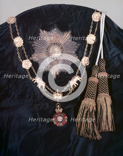 Insignia of the Order of the Indian Empire, c1955. Creator: Arthur Charles Kirby Ware.