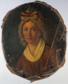 Portrait of a woman from the revolutionary era, between 1789 and 1799. Creator: Unknown.