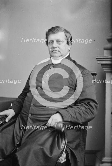 Bishop William Henry Odenheimer, between 1855 and 1865. Creator: Unknown.