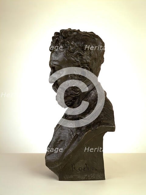 Portrait of Docteur Thiriar, 1872 cast by 1900. Creator: Auguste Rodin.