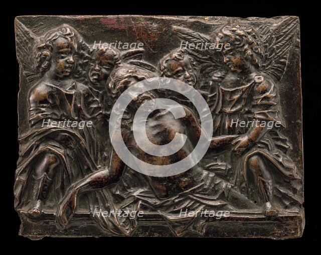 Christ Attended in the Tomb by Four Angels, c. 1500. Creator: Unknown.