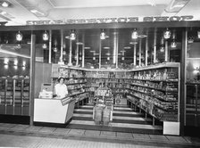 The interior of a Lyons Self-Service shop, (1960s?). Artist: Unknown