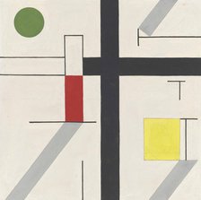 Four irregular spaces, 1932. Creator: Taeuber-Arp, Sophie (1889-1943).