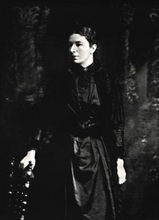'Mrs. Humphrey Ward', 1890, (1914). Creator: W&D Downey.