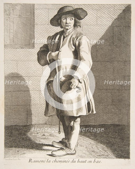 Chimney Sweep, 1737. Creator: Caylus, Anne-Claude-Philippe de.