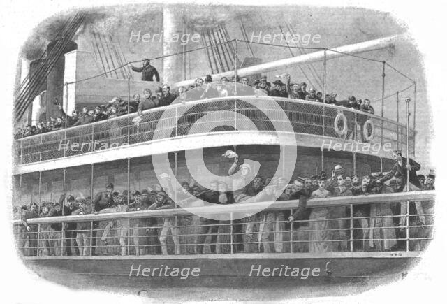 ''Good-bye! A P&O Ship leaving for Australia', 1890. Creator: Unknown.