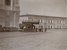 The Tsar Cannon at the Moscow Kremlin, 1898.