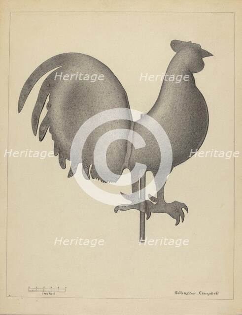 Weather Vane, c. 1936. Creator: Rollington Campbell.