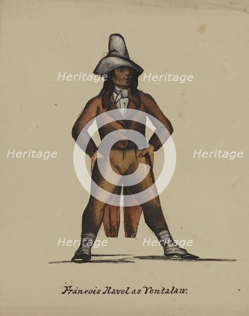 Françoise Ravel as Ventalaw, 1855-1859. Creator: Alfred Jacob Miller.