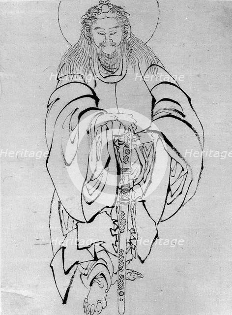 Yamato Takeru no Mikoto, 18th-19th century. Creator: School of Katsushika Hokusai.