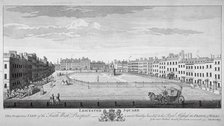 Leicester Square, Westminster, London, c1740.                                                 Artist: Nathaniel Parr