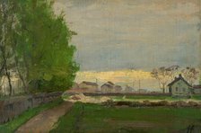 Landscape near Munich II, c1892. Creator: Jozef Hanula.