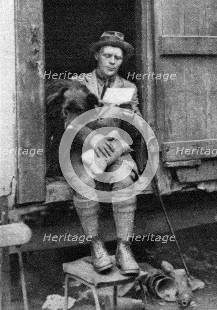 George Donald, Scottish shepherd, Hyde Park, London, 1926-1927. Artist: Unknown