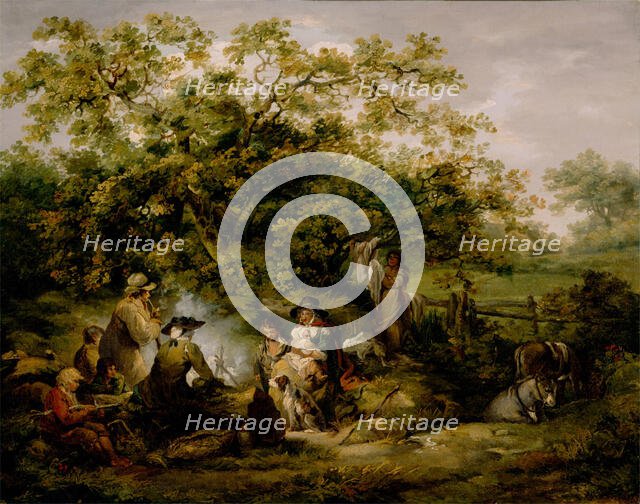 Gypsy Encampment, between 1790 and 1804. Creator: George Morland.
