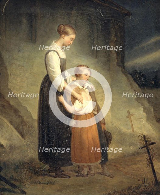 The orphans, 1823. Creator: Ary Scheffer.