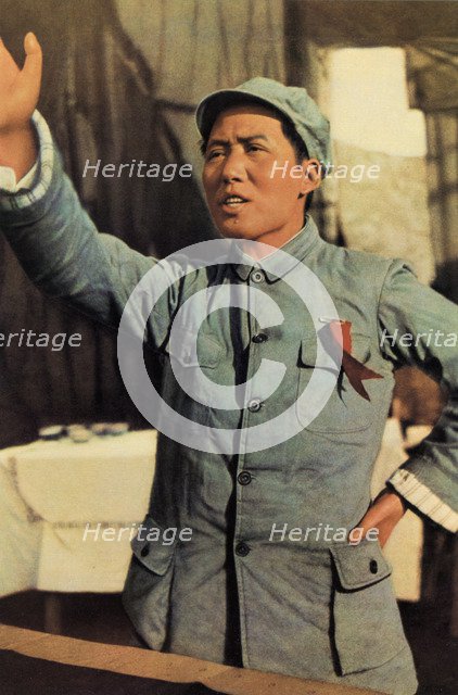 Mao Zedong, Chinese Communist revolutionary and leader, c1920s-c1940s(?). Artist: Unknown