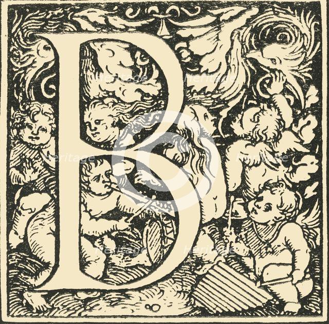 'B - An Alphabet by Hans Weiditz', c1520-1521, (1908).  Creator: Hans Weiditz.