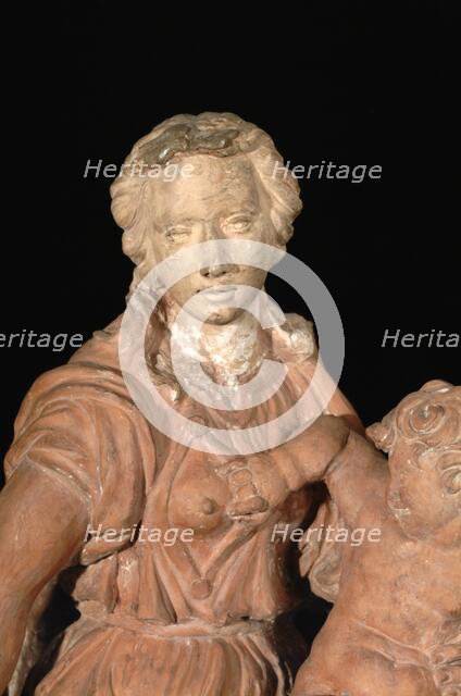 Charity, 1450-1475. Creator: Master of the Unruly Children.