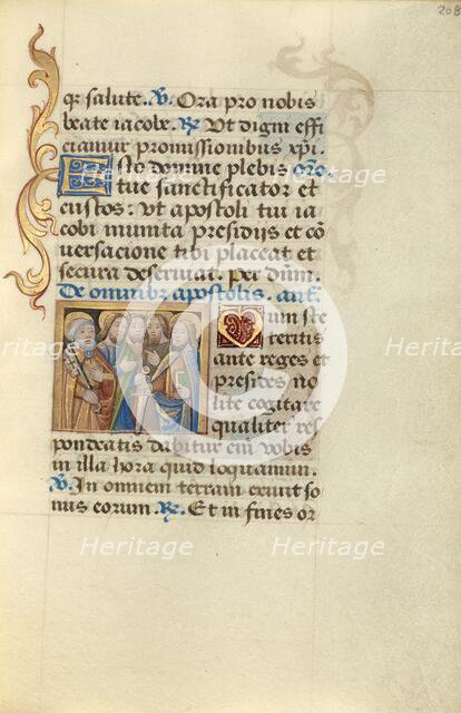All Apostles; Poncher Hours, about 1500. Creator: Master of Jacques de Besancon.