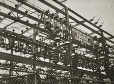 Electrical substation Number 1 on Staten Island, New York, USA, early 1930s. Artist: Unknown