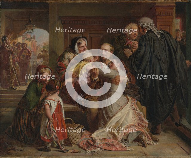 Not Guilty, 1859. Artist: Solomon, Abraham (1824-1862)