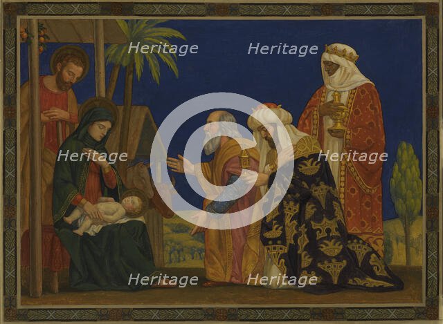 The Magi, ca. 1915. Creator: H. Siddons Mowbray.