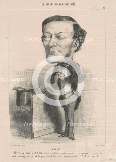 Louis-Joseph Buffet, 19th century. Creator: Honore Daumier.