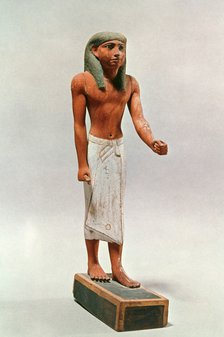 Ancient Egyptian figure of a merchant dignitary. Artist: Unknown