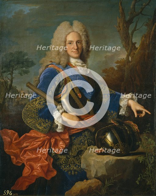 Portrait of Philip V (1683-1746), King of Spain, 1723. Artist: Ranc, Jean (1674-1735)