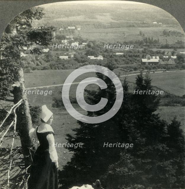 "In the Acadian Land, on the Shores of the Basin of Minas", Nova Scotia, Canada', c1930s. Creator: Unknown.