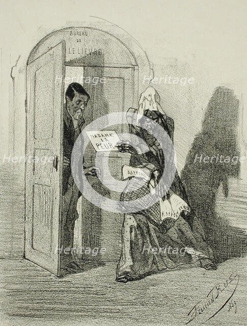 Représentants et Représentés, 1859. Creator: Félicien Rops.