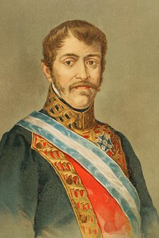 Portrait of Carlos María Isidro de Borbón (1788-1855), known as Don Carlos, 1889.  Creator: Unknown.