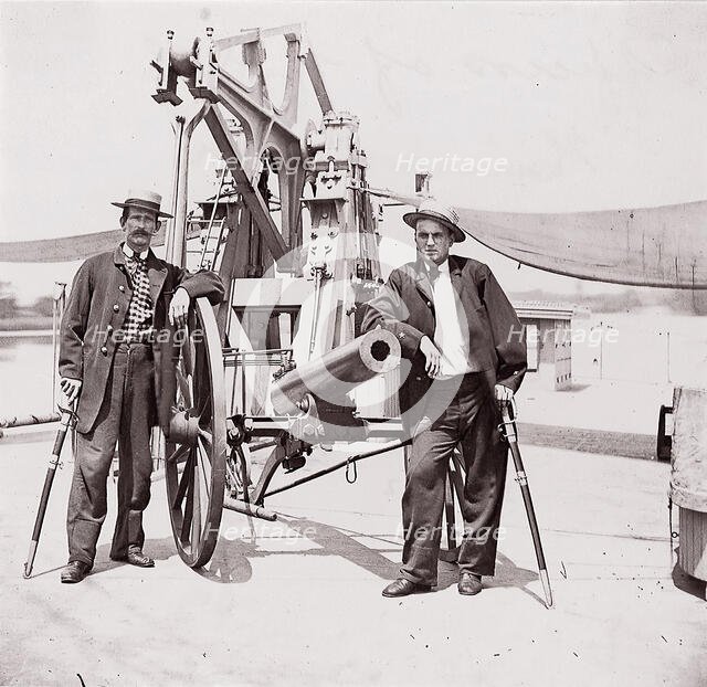 Officers of U.S.S. Hunchback, 1861-65. Creator: Unknown.