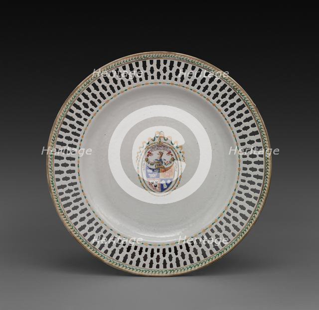 Plate, before 1785. Creator: Unknown.