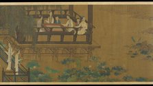Palace Ladies by a Lotus Pond, 18th century. Creator: Unknown.