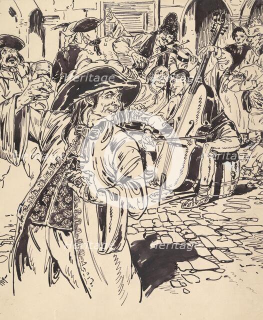 Illustration from 1919, 1919. Creator: Andrej Kovacik.