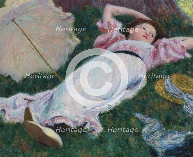 Reclining woman.