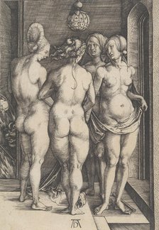 Four Naked Women, 1497., 1497. Creator: Albrecht Durer.