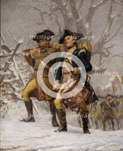 The Continentals, 1875. Creator: Francis Blackwell Mayer.