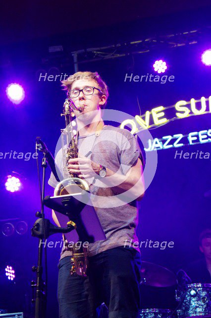 Alex Hitchcock, Love Supreme Jazz Festival, Glynde Place, East Sussex, 2015. Artist: Brian O'Connor.