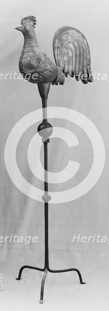 Weathercock and Stand, French, 15th century. Creator: Unknown.