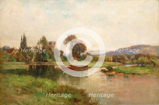 Working on the Thames River, after 1884. Creator: George Henry Smillie.