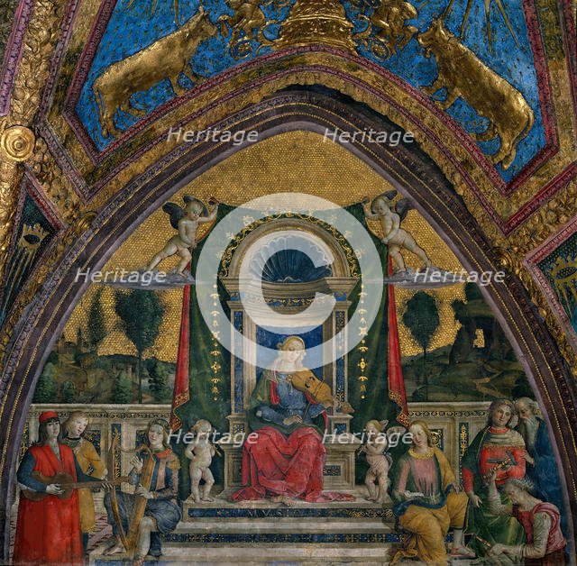 The Music, 1492-1494. Creator: Pinturicchio, Bernardino (1454-1513).