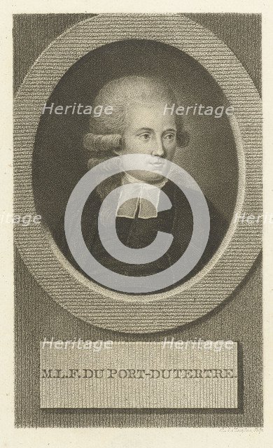 Portrait of Marguerite-Louis-François Duport-Dutertre (1754-1793) , 1790s.