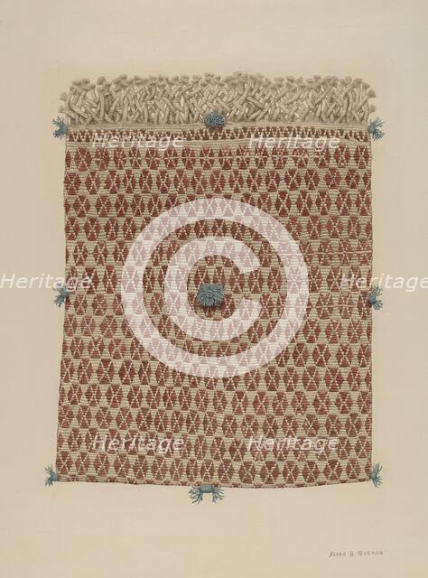Money Bag, 1935/1942. Creator: Flora G. Guerra.