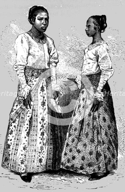 'Women of Ceylon; Four Months in Ceylon', 1875. Creator: Unknown.