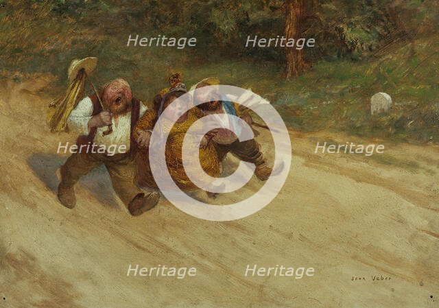 Trois bons amis, c1902. Creator: Jean Veber.