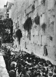 Western Wall of the Temple Mount, Jerusalem, 1937. Artist: Martin Hurlimann