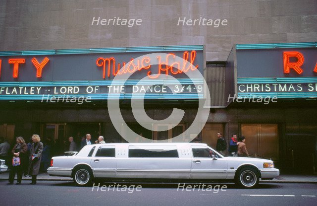 Stretch Limousine in New York. Artist: Unknown.