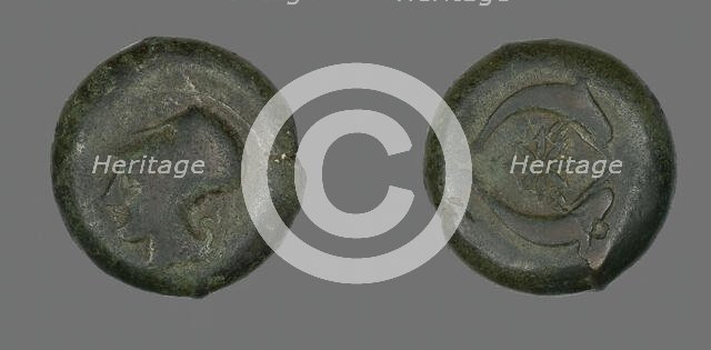 Coin Depicting the Goddess Athena, 345-317 BCE. Creator: Unknown.